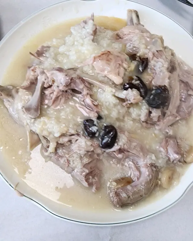 오리고기와 누룽지의 조화