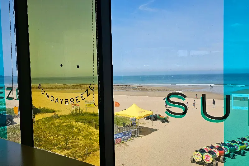 까몬에서 바라본 꽃지해수욕장