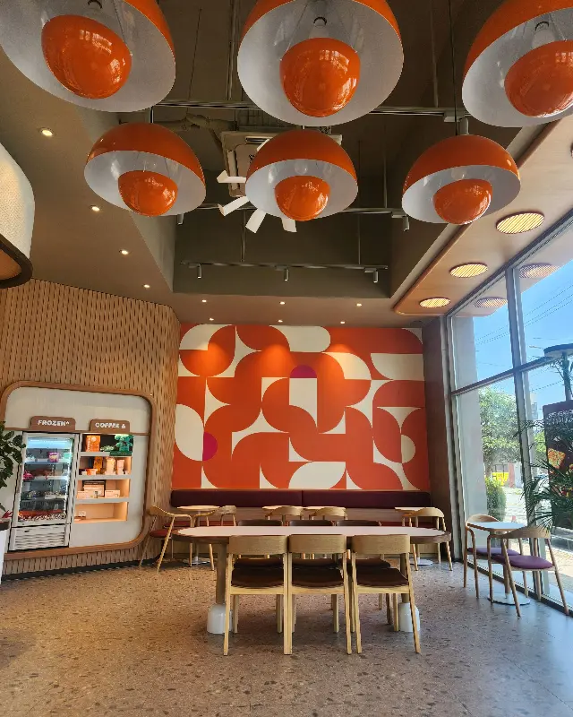 던킨도너츠 광양읍점 내부 인테리어