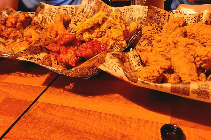 다양한 치킨 메뉴