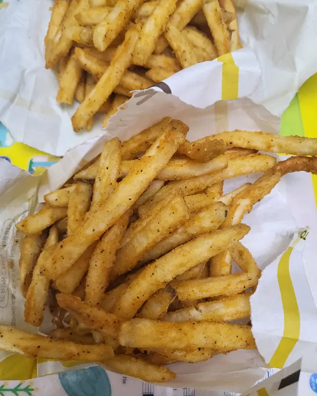 맘스터치 감자튀김