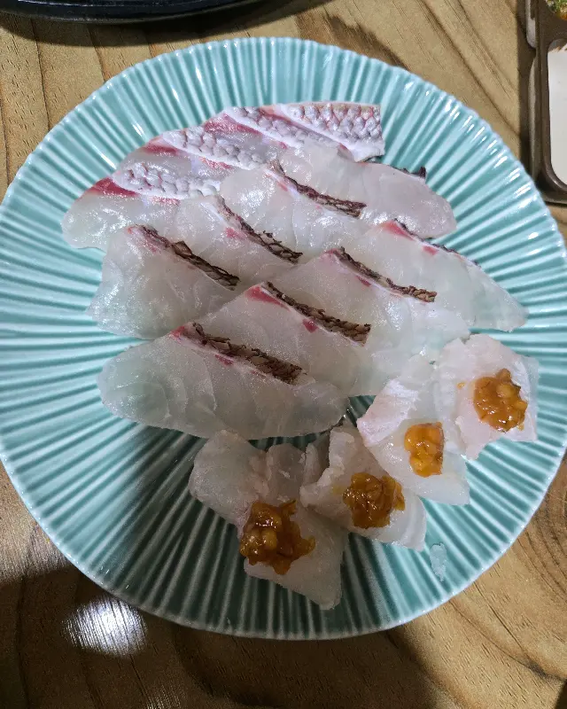 신선한 회 한 점