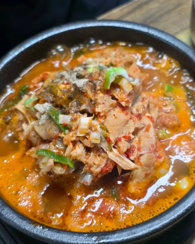 뼈다귀해장국 클로즈업