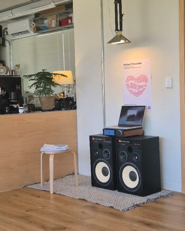 콜링커피 메뉴판