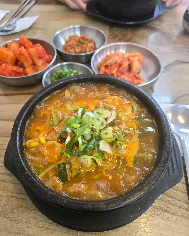 선지해장국 한 상 차림