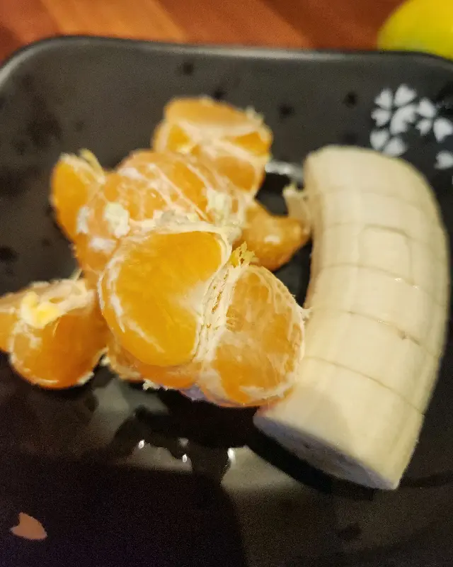 기본 안주로 제공된 과일