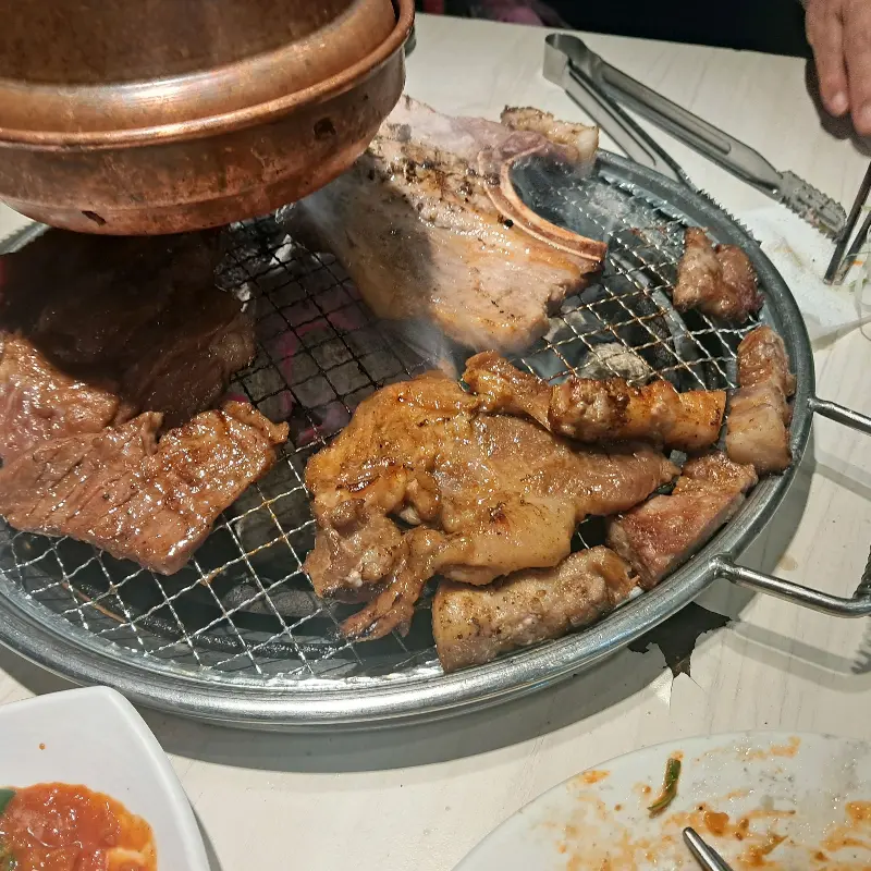 숯불 돼지갈비