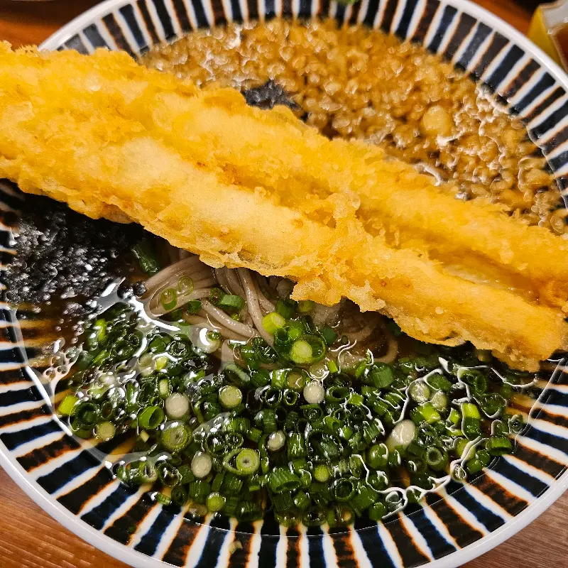 특 장어 소바의 디테일