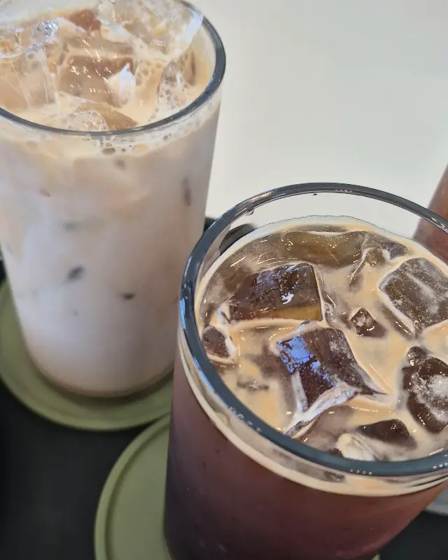 서리태 크림 라떼