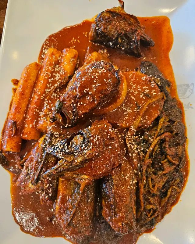 코다리, 떡, 시래기의 조화