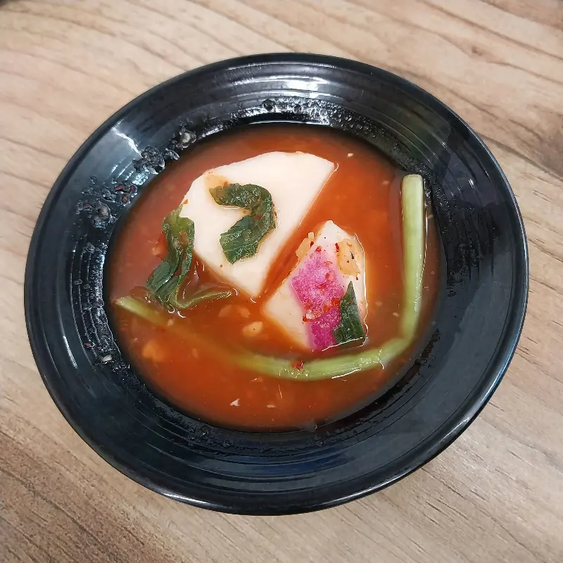 강화 순무로 만든 깍두기