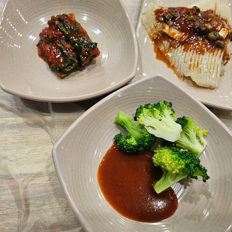 브로콜리와 김치