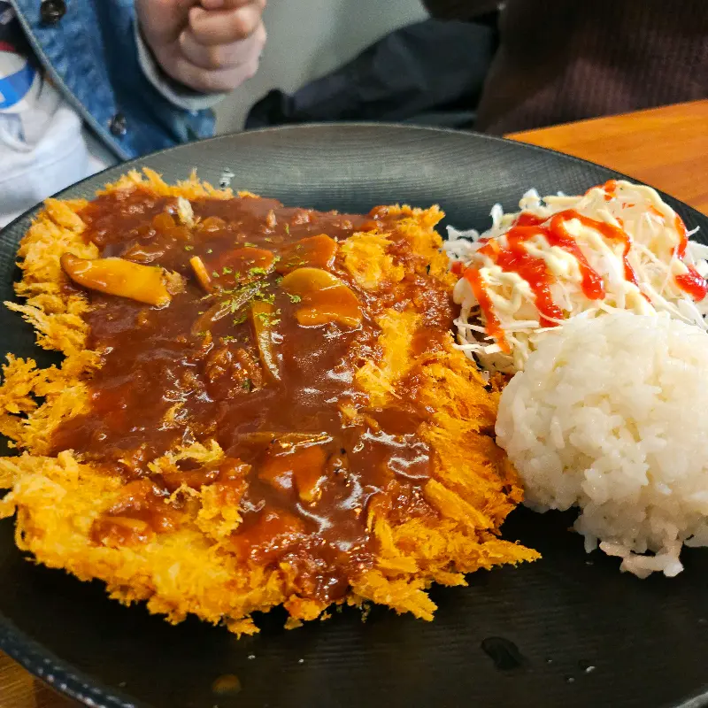 이탈리안 돈까스의 모습