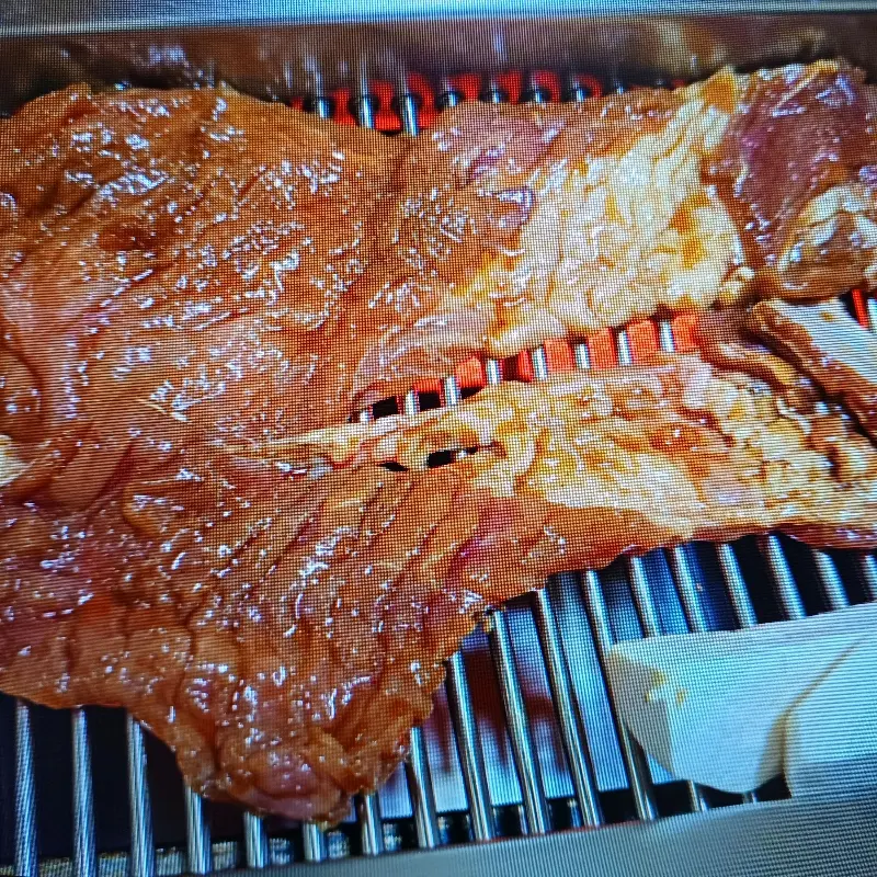 숯불 위 돼지갈비