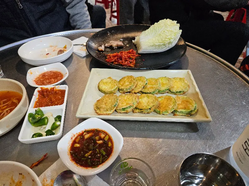 풍년막걸리 한 상 차림