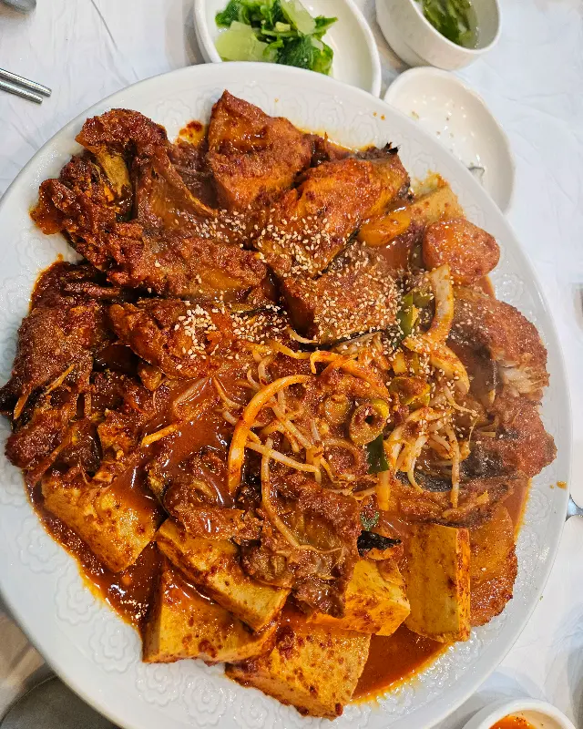 푸짐한 시래기 북어찜 한 상