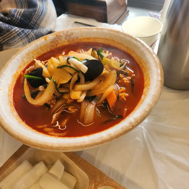 해물이 듬뿍 들어간 짬뽕