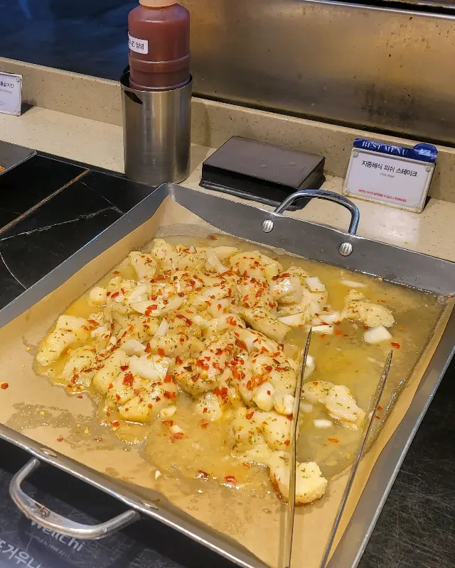 애슐리퀸즈 경주점의 지중해식 해산물 요리