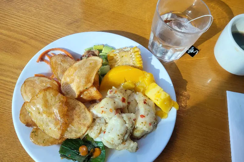 애슐리퀸즈 경주점에서 즐긴 뷔페 한 상 차림