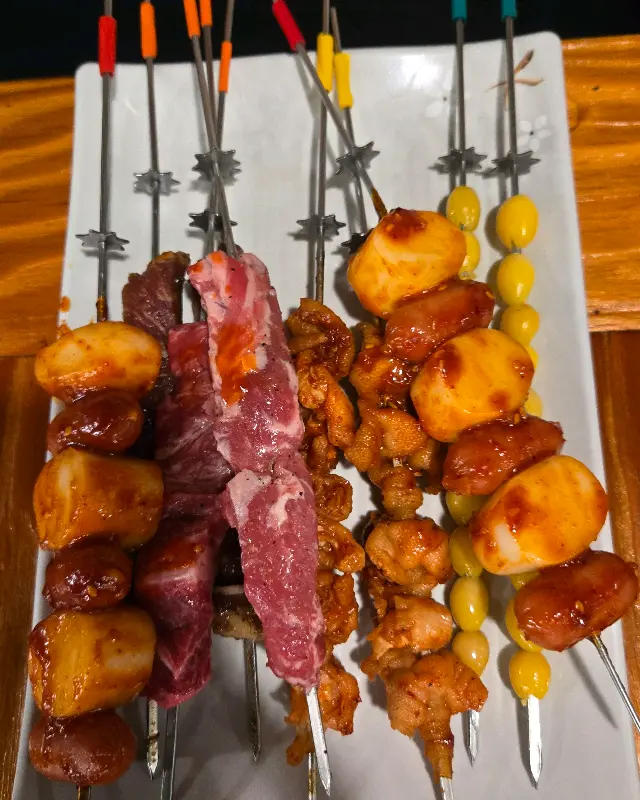 다채로운 꼬치의 향연