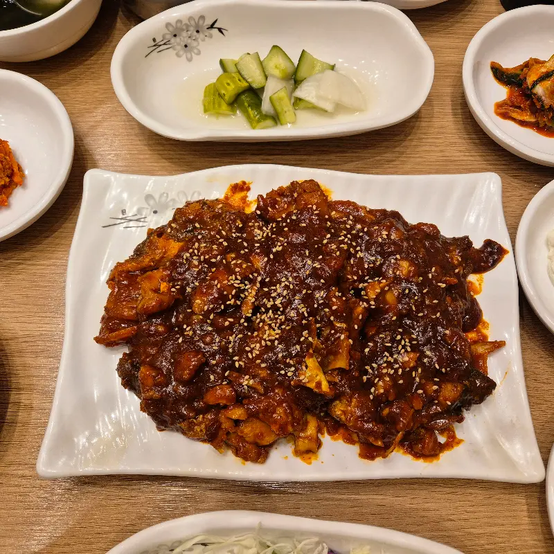 뽈구이 한 상 차림