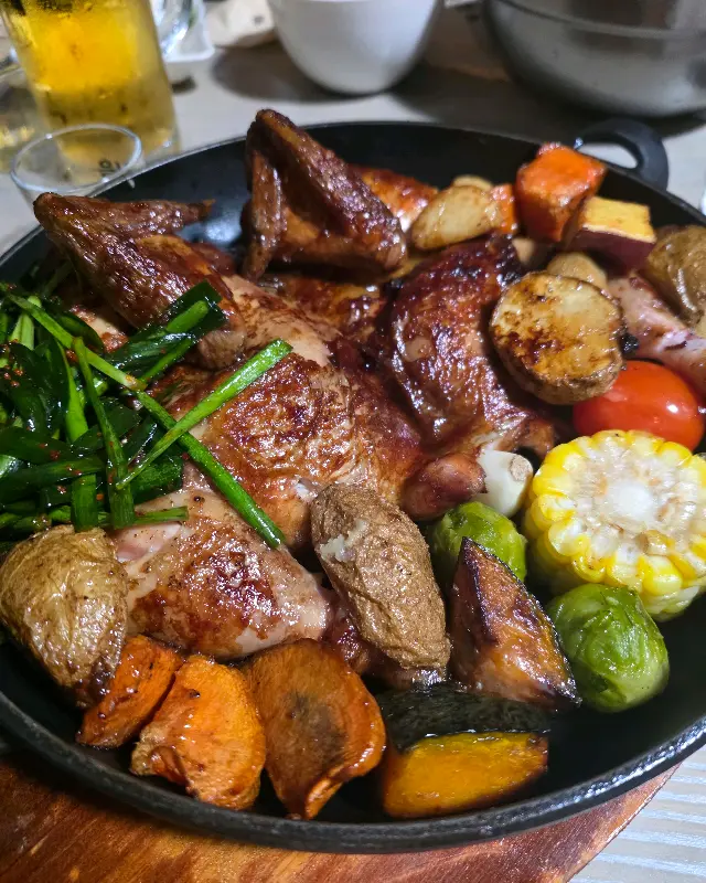 장작구이 한상차림