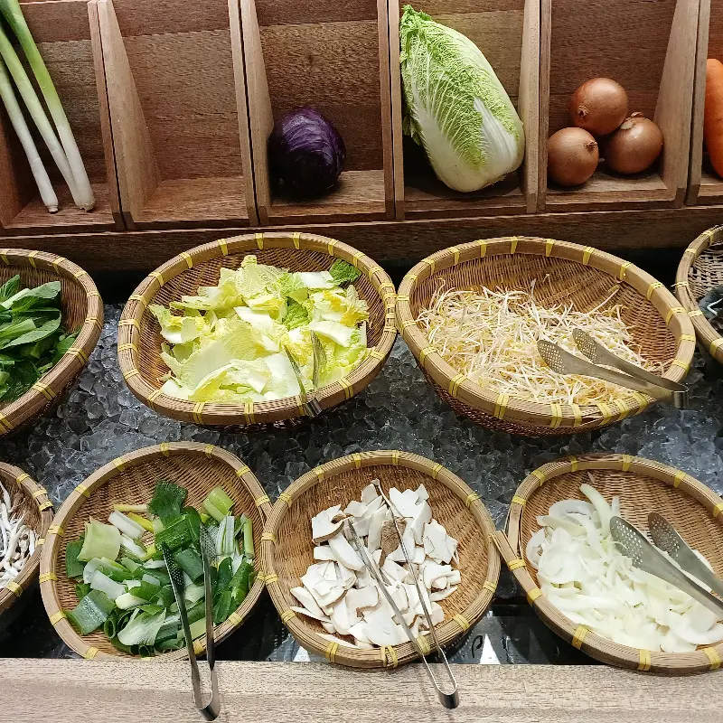 신선한 야채 코너