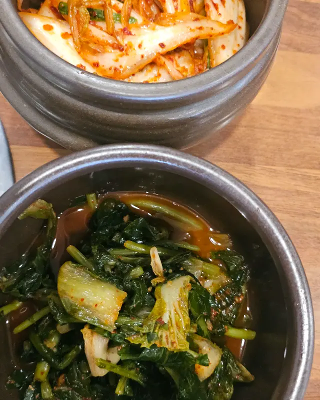 겉절이 김치의 아름다운 자태