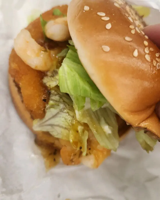 노브랜드버거 새우버거