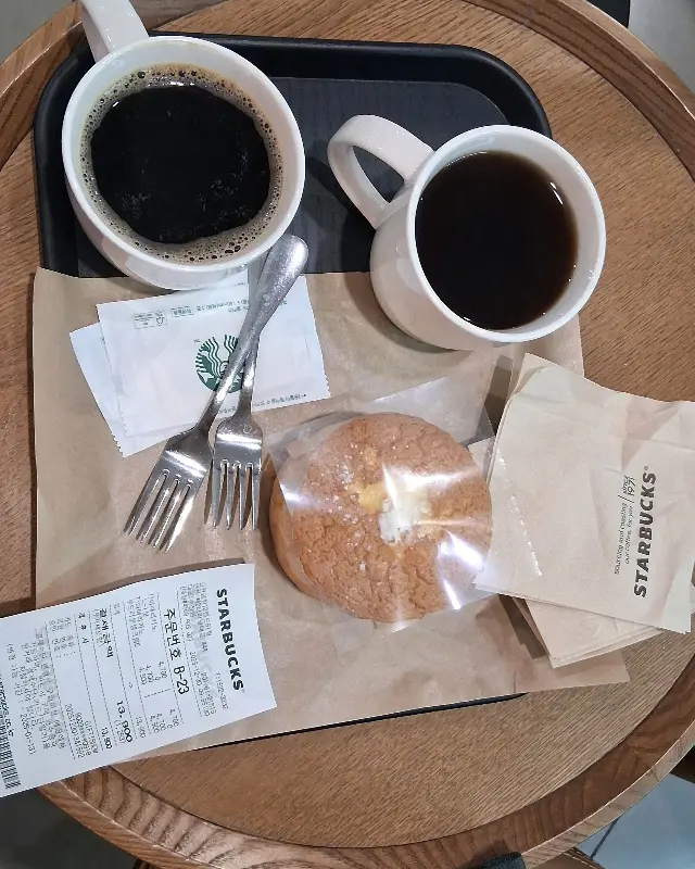 커피와 샌드위치