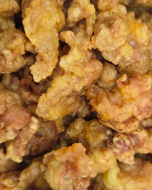 바삭한 닭강정 튀김옷