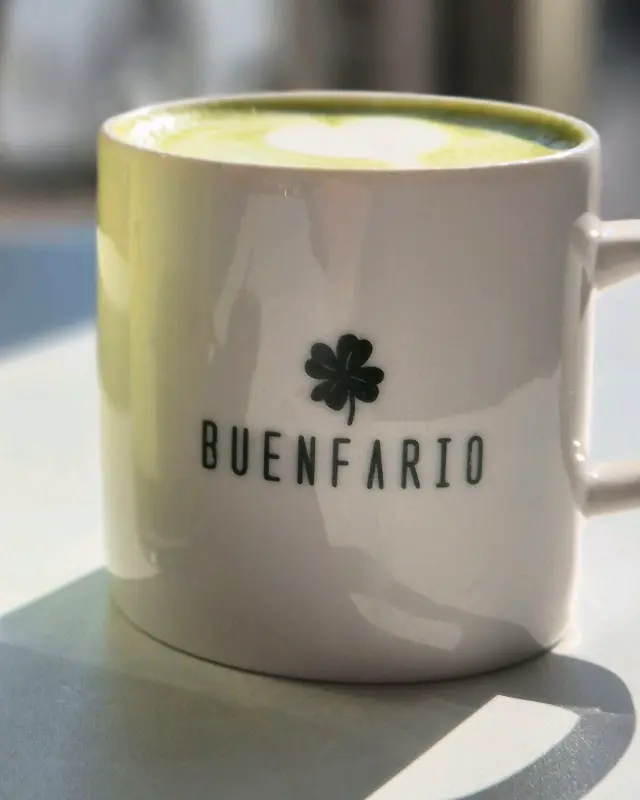 카페 로고가 새겨진 머그컵