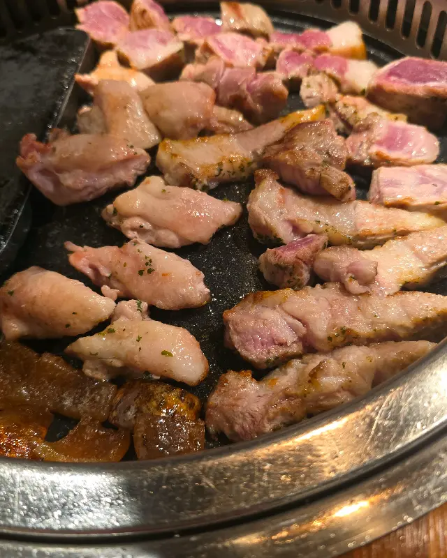 라면 사리가 들어간 된장찌개