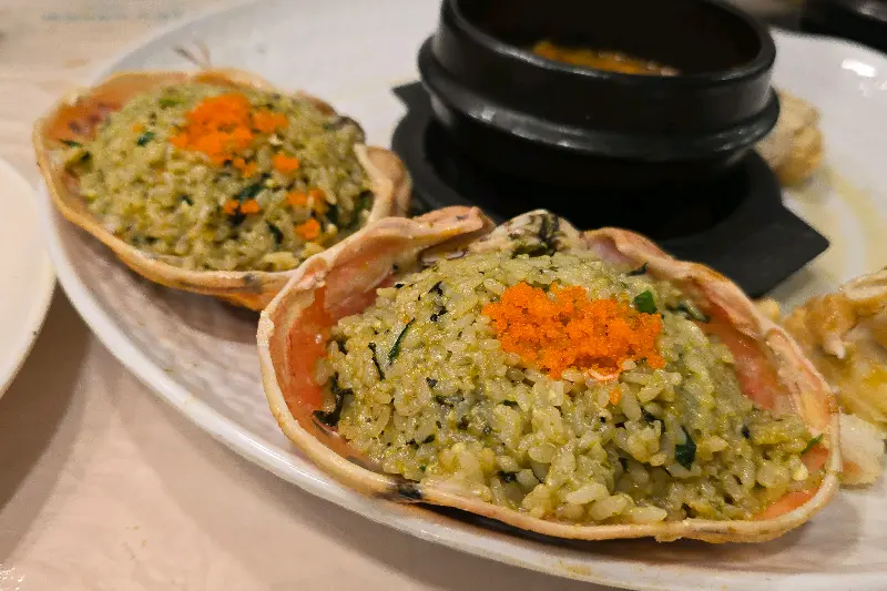 고소한 게딱지 볶음밥