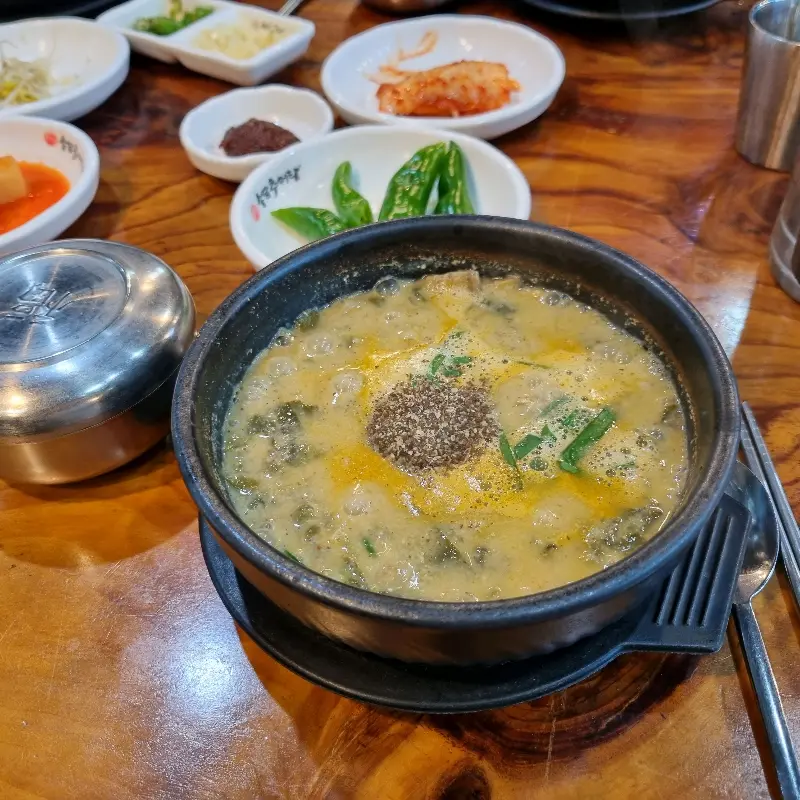 추어탕 한 상 차림