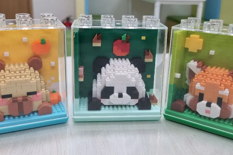 앙증맞은 레고 블록 장식품