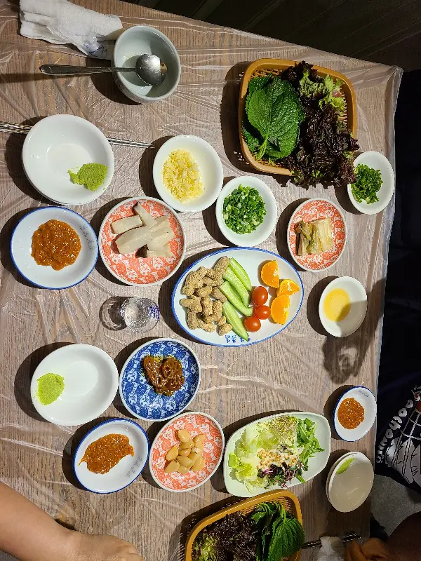 다양한 쌈 채소