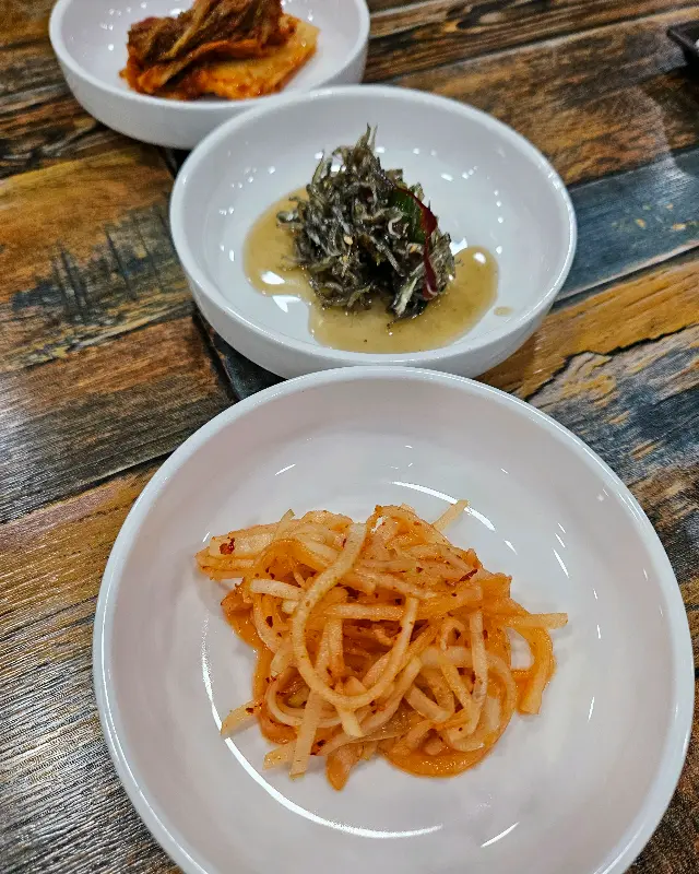 밑반찬 클로즈업