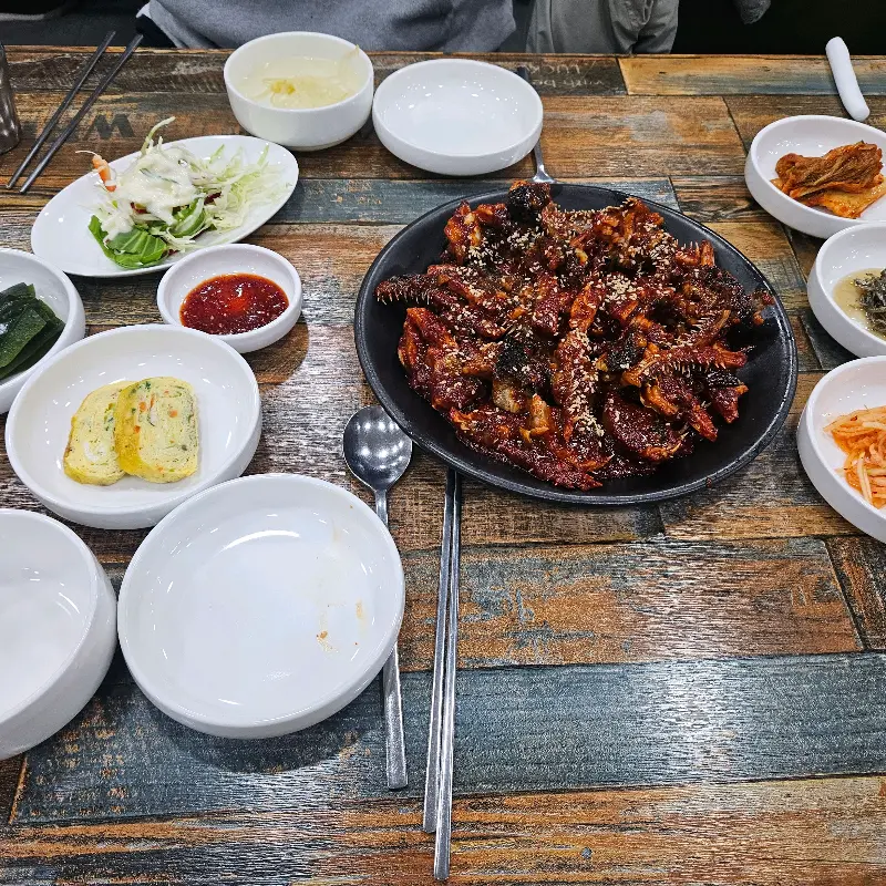 아구불고기 한상차림