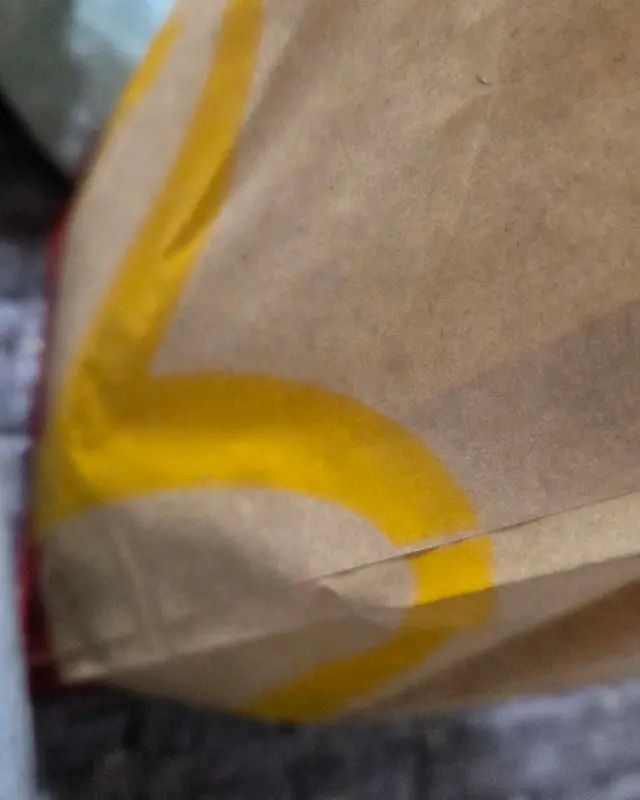 맥도날드 포장 봉투