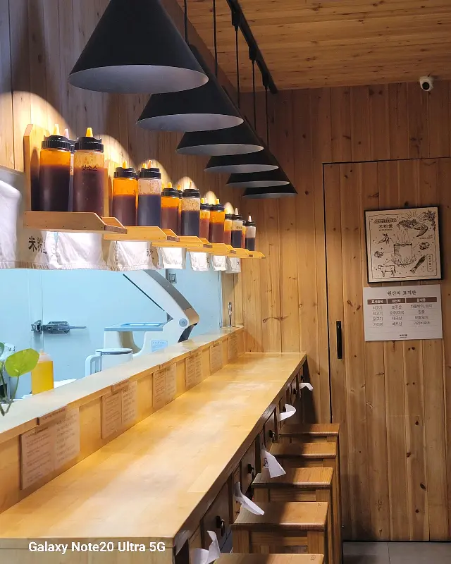 미분당 향동점 내부 인테리어