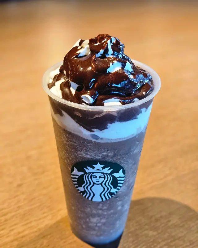 블랙 그레이즈 라떼