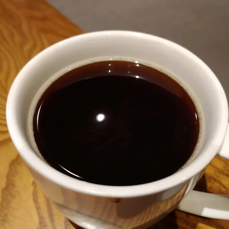 블랙 글레이즈드 라떼