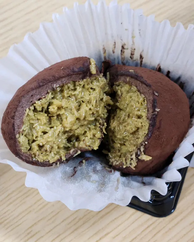 두바이 쫀득 쿠키 단면