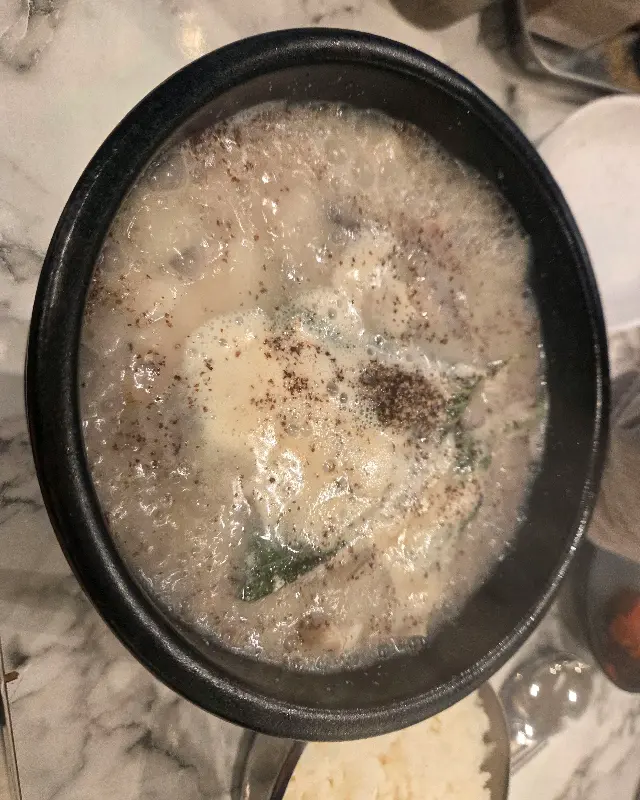 순대국밥 클로즈업