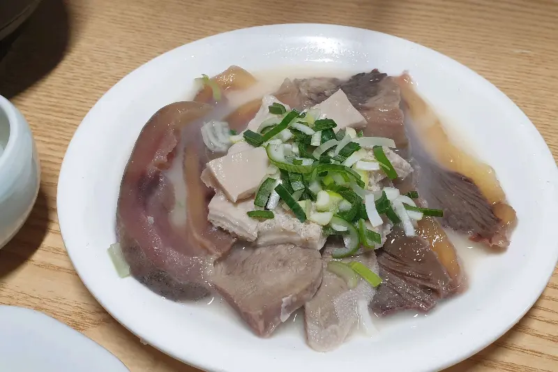 푸짐한 양수육 한 상