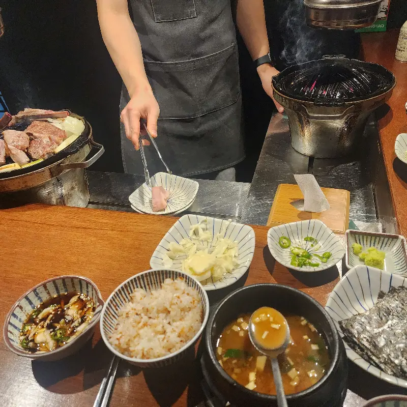 맛있게 구워진 양갈비