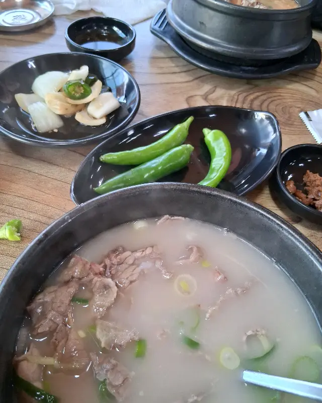 전주곰탕 한상차림