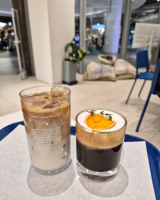 히어커피의 인기 메뉴, 오렌지 아메리카노