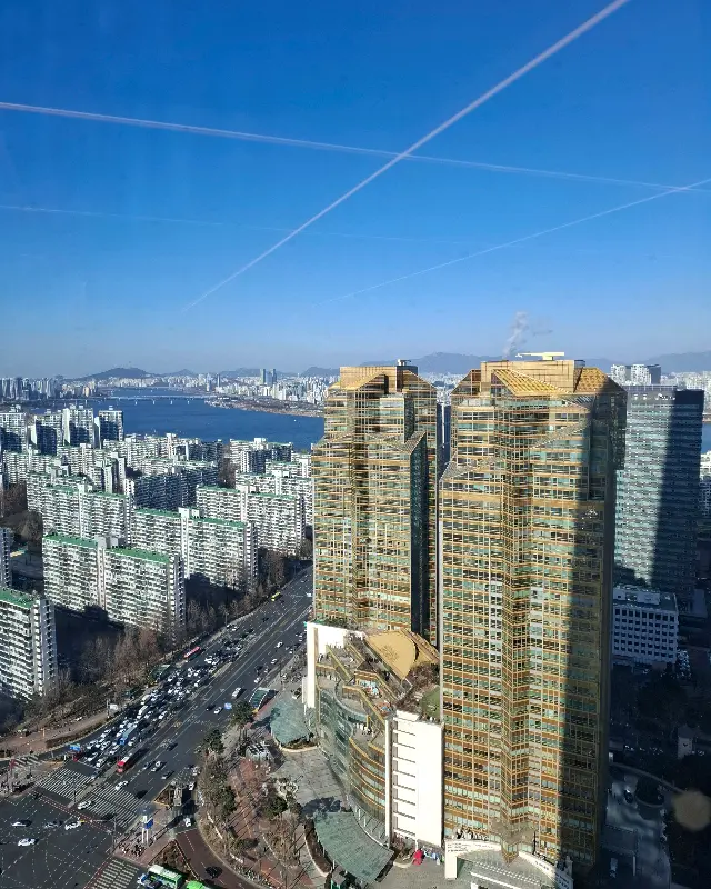 롯데타워에서 바라본 뷰